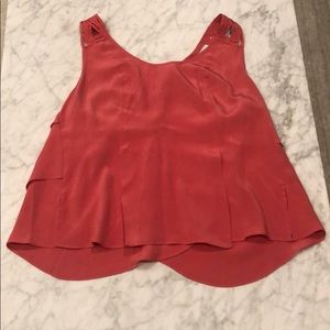 Madison Marcus Lattice Back Top